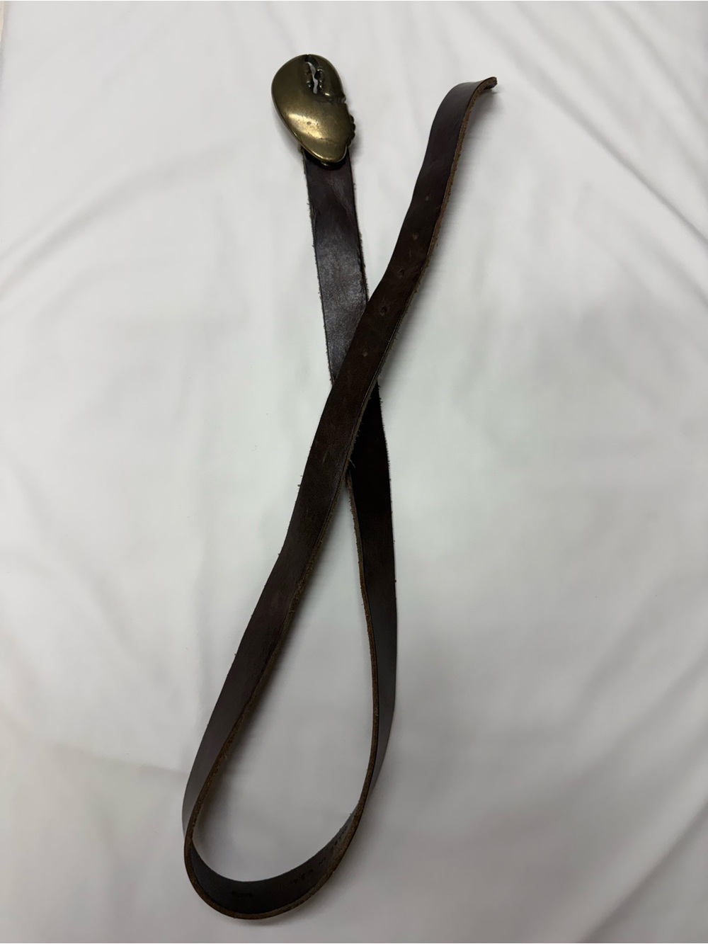 Vintage J.Crew Leather Belt Bundle Lobster & Whale Buckles Sz S - Picture 4 of 7